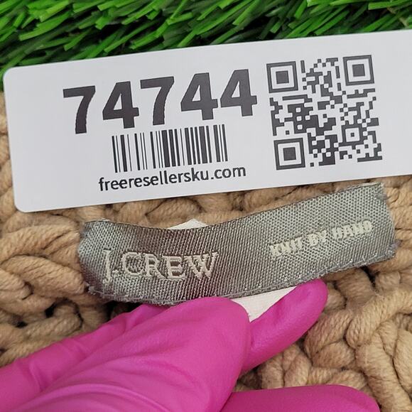 J-Crew Chunky-Knitted Sweater Womens XS/S 17x23 Beige - Picture 8 of 11